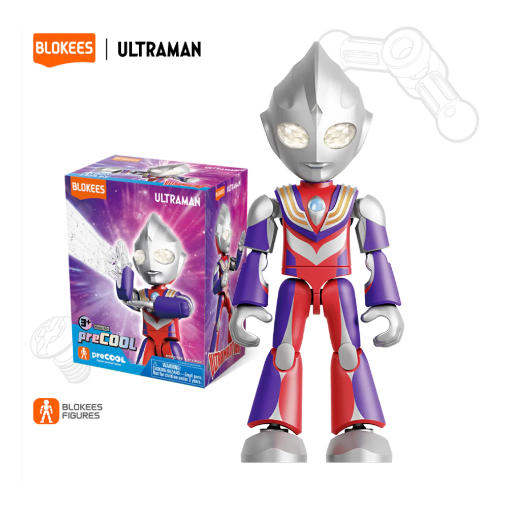 Blokees Figures - Ultraman AL01 - Tiga Multi Type - Image 2