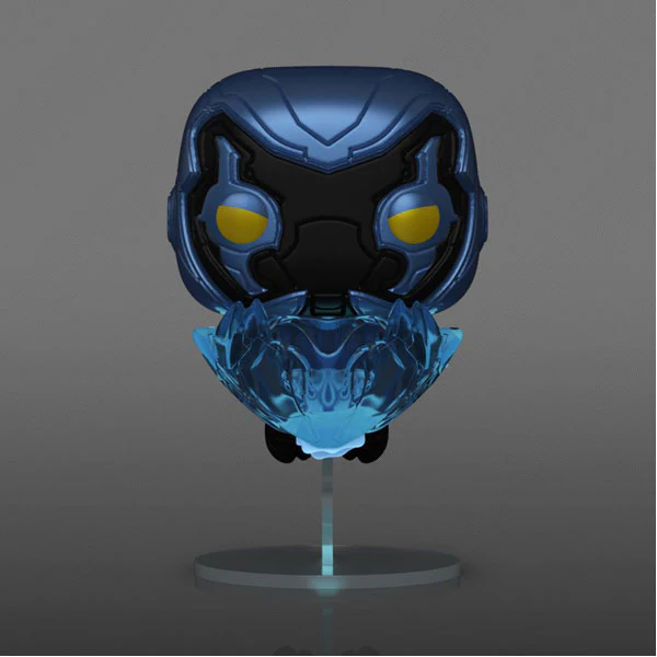 Blue Beetle (2023) - Blue Beetle in Flight Glow US Exclusive Pop! Vinyl - Image 2