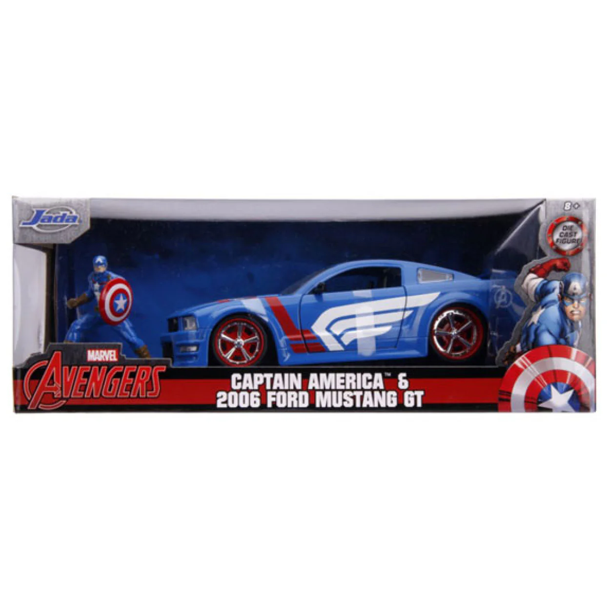 Captain America - 2006 Ford Mustang GT 1:24 Scale Hollywood Ride - Image 11