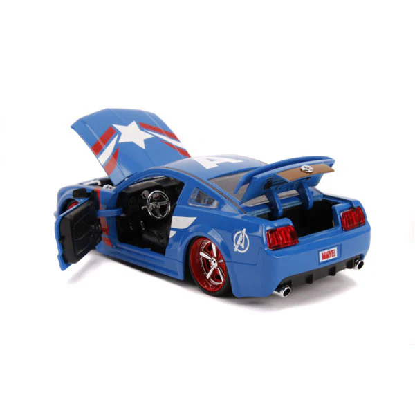 Captain America - 2006 Ford Mustang GT 1:24 Scale Hollywood Ride - Image 3