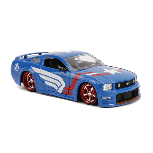 Captain America - 2006 Ford Mustang GT 1:24 Scale Hollywood Ride - Image 6
