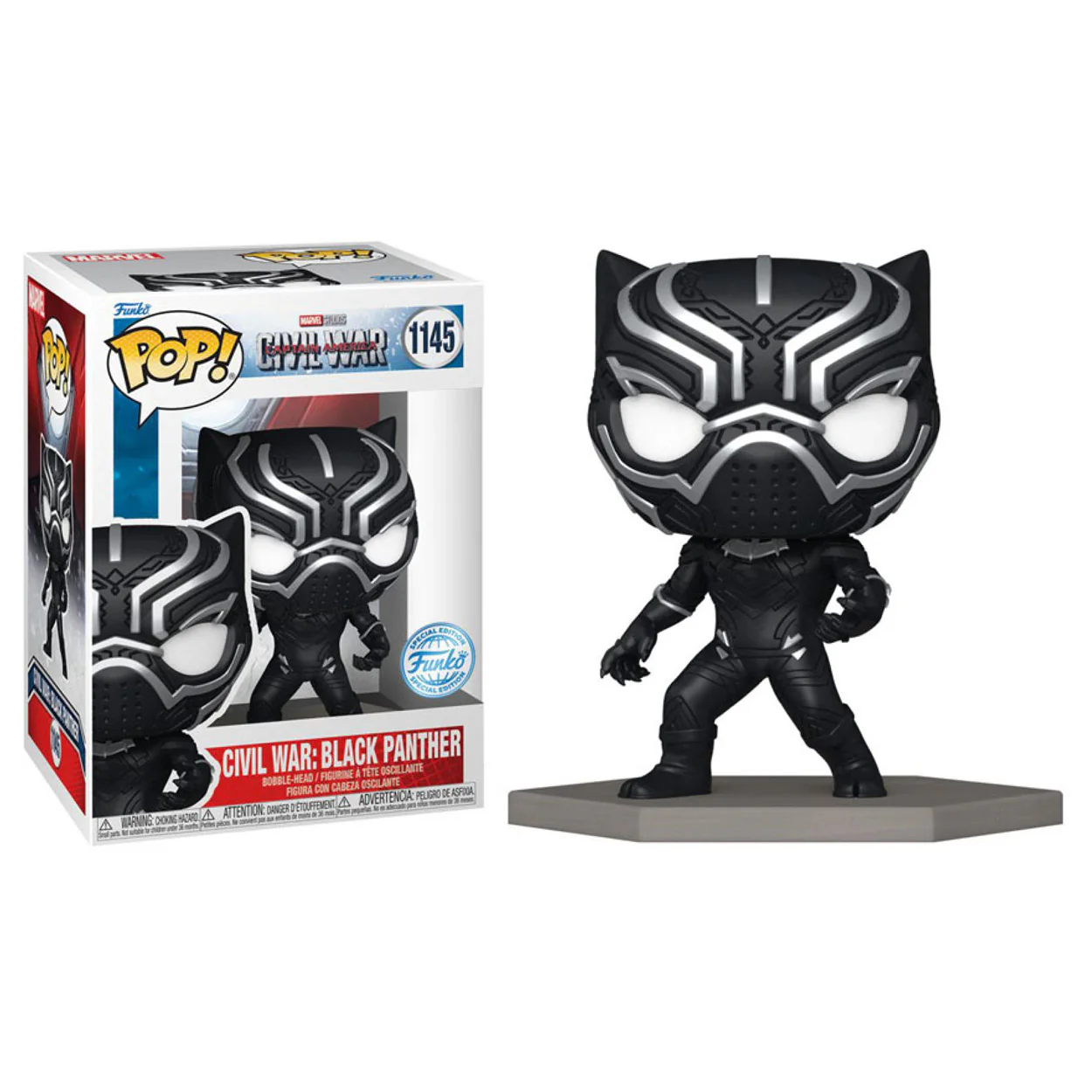 Captain America 3: Civil War - Black Panther Build-A-Scene US Exclusive Pop! Vinyl - Image 3