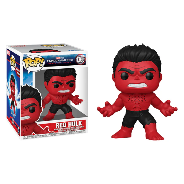 Captain America: Brave New World - Red Hulk 6 Inch Pop! Vinyl - Image 3