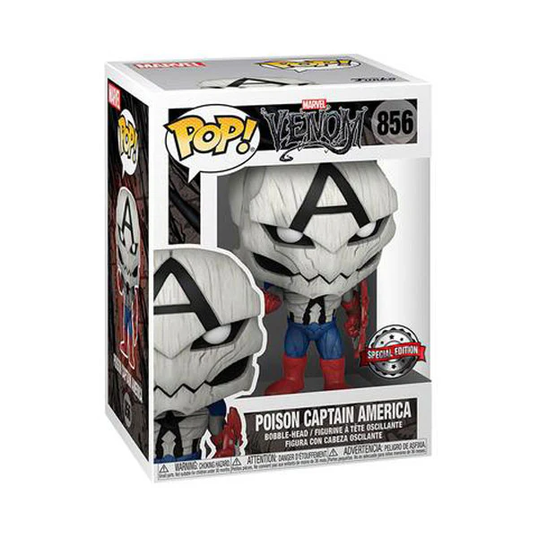 Captain America - Poison Captain America US Exclusive Pop! Vinyl - Image 2