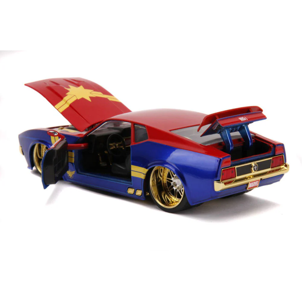Captain Marvel - 1973 Ford Mustang Mach 1 1:24 Scale Hollywood Ride - Image 6