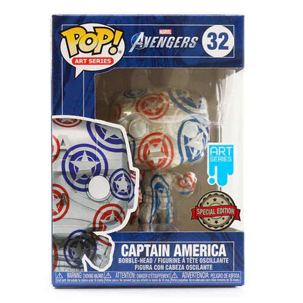 Captain Marvel - Patriotic Age (Artist) US Exclusive Pop! with Protector - Image 2