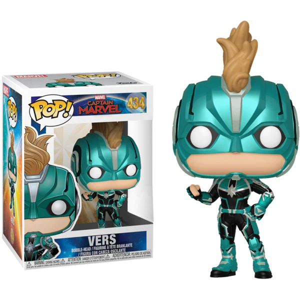 Captain Marvel - Vers Masked US Exclusive Pop! Vinyl - Image 3
