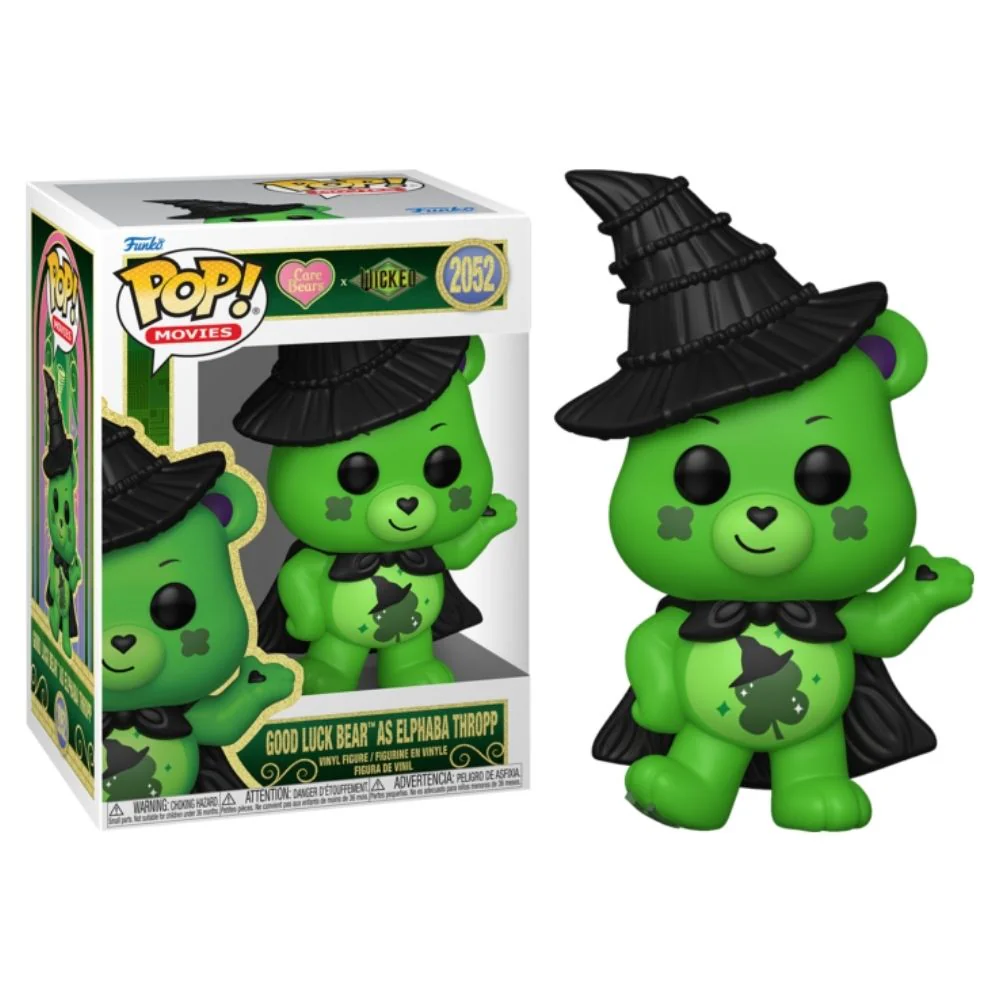 Care Bears x Wicked - Good Luck Bear as Elphaba Thropp Pop! Vinyl - Image 3