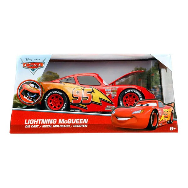 Cars - Lightning McQueen without Tire Rack 1:24 Scale - Image 2