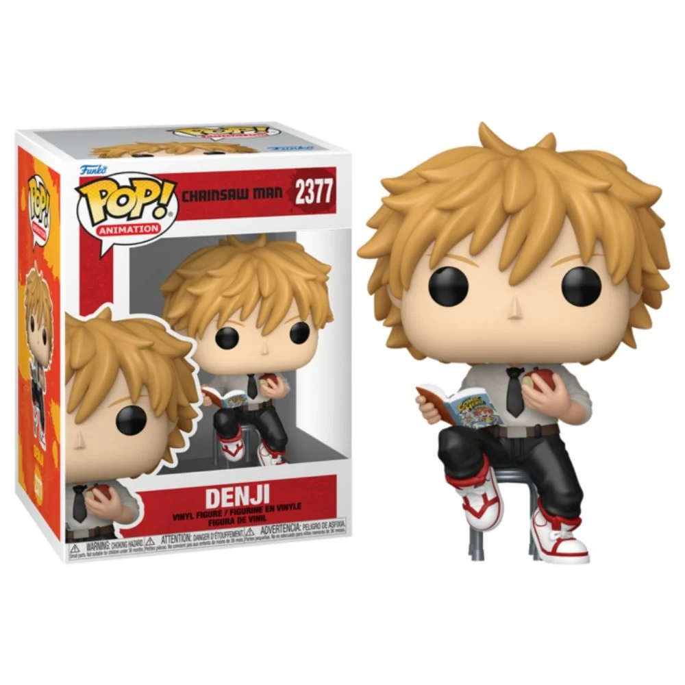 Chainsaw Man - Denji Reading Pop! Vinyl - Image 3