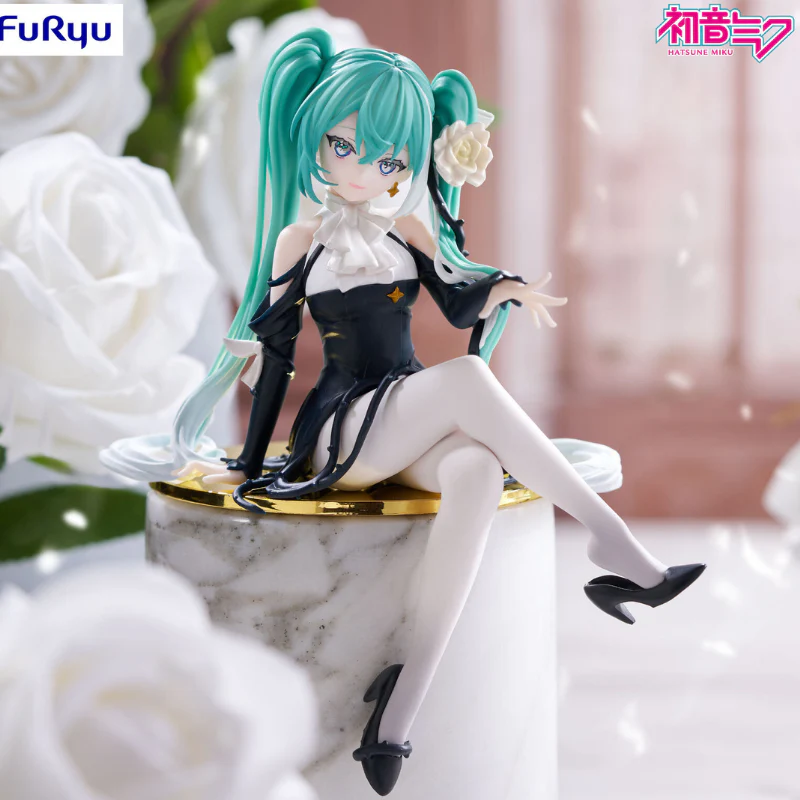 Character Vocal Series 01 - Hatsune Miku Noodle Stopper Figure Flower Fairy White Rose - Image 2