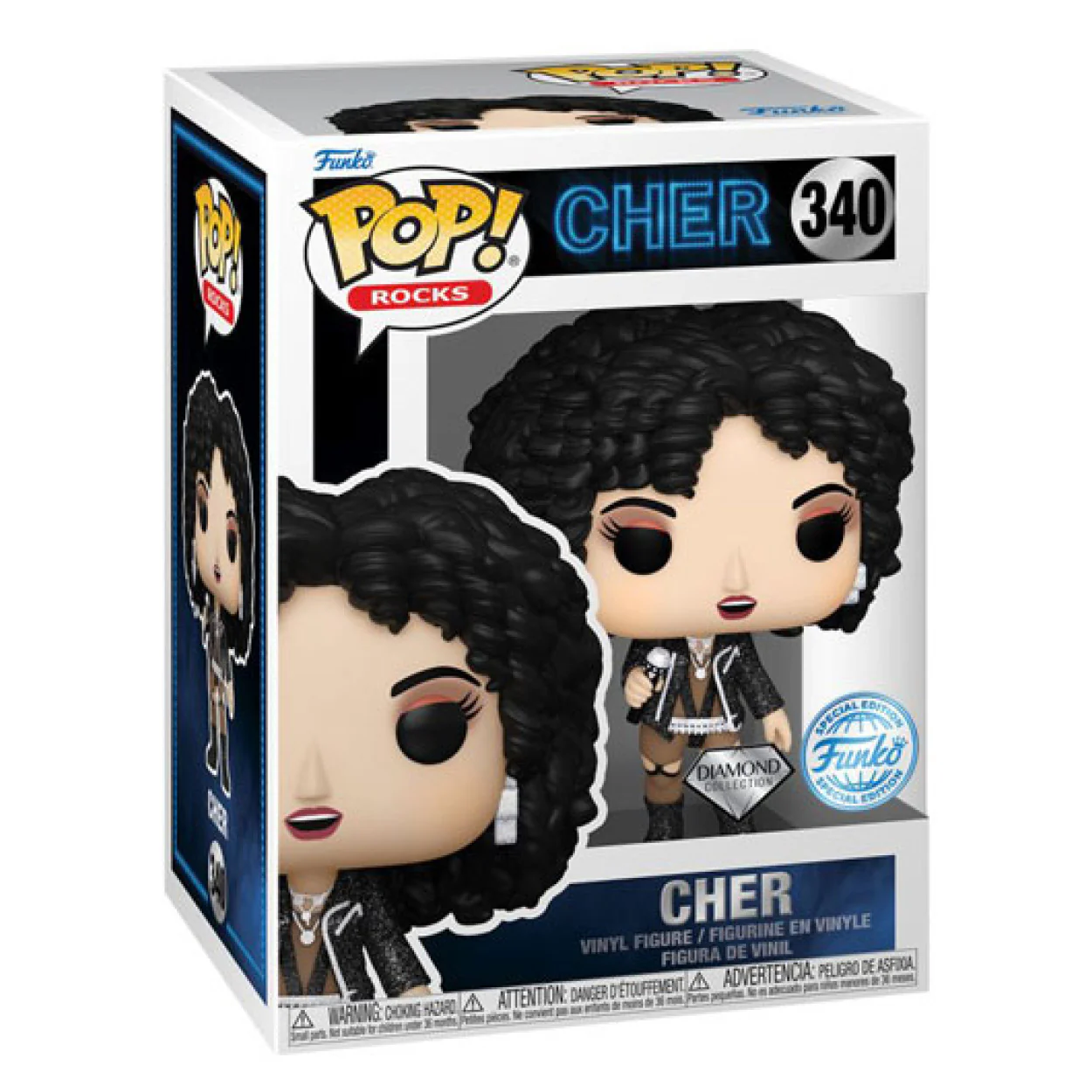 Cher - If I Could Turn Back Time Diamond Glitter US Exclusive Pop! Vinyl - Image 2
