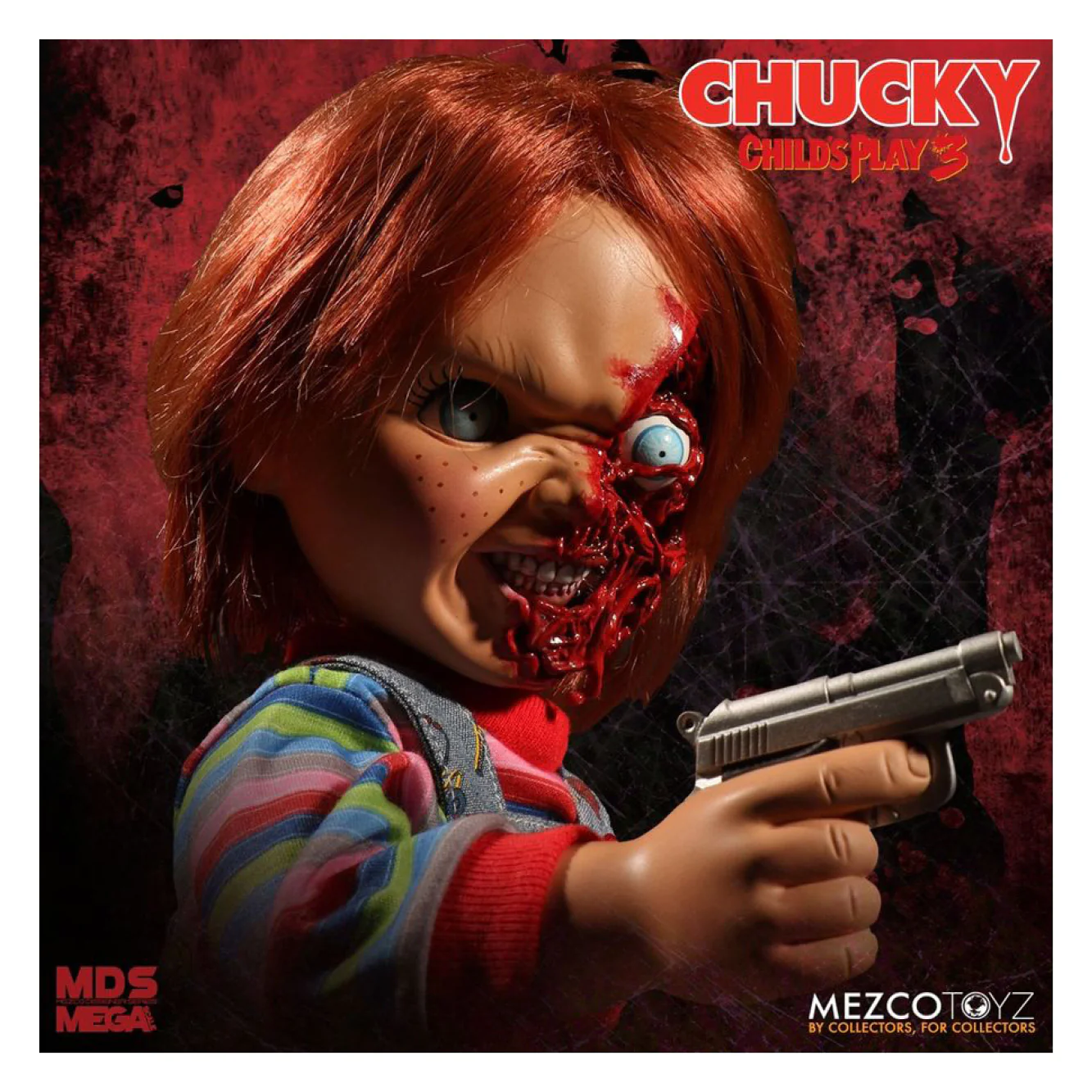 Childs Play 3 - Chucky Doll Pizza Face 15 inch Talking Action Figure - Image 2