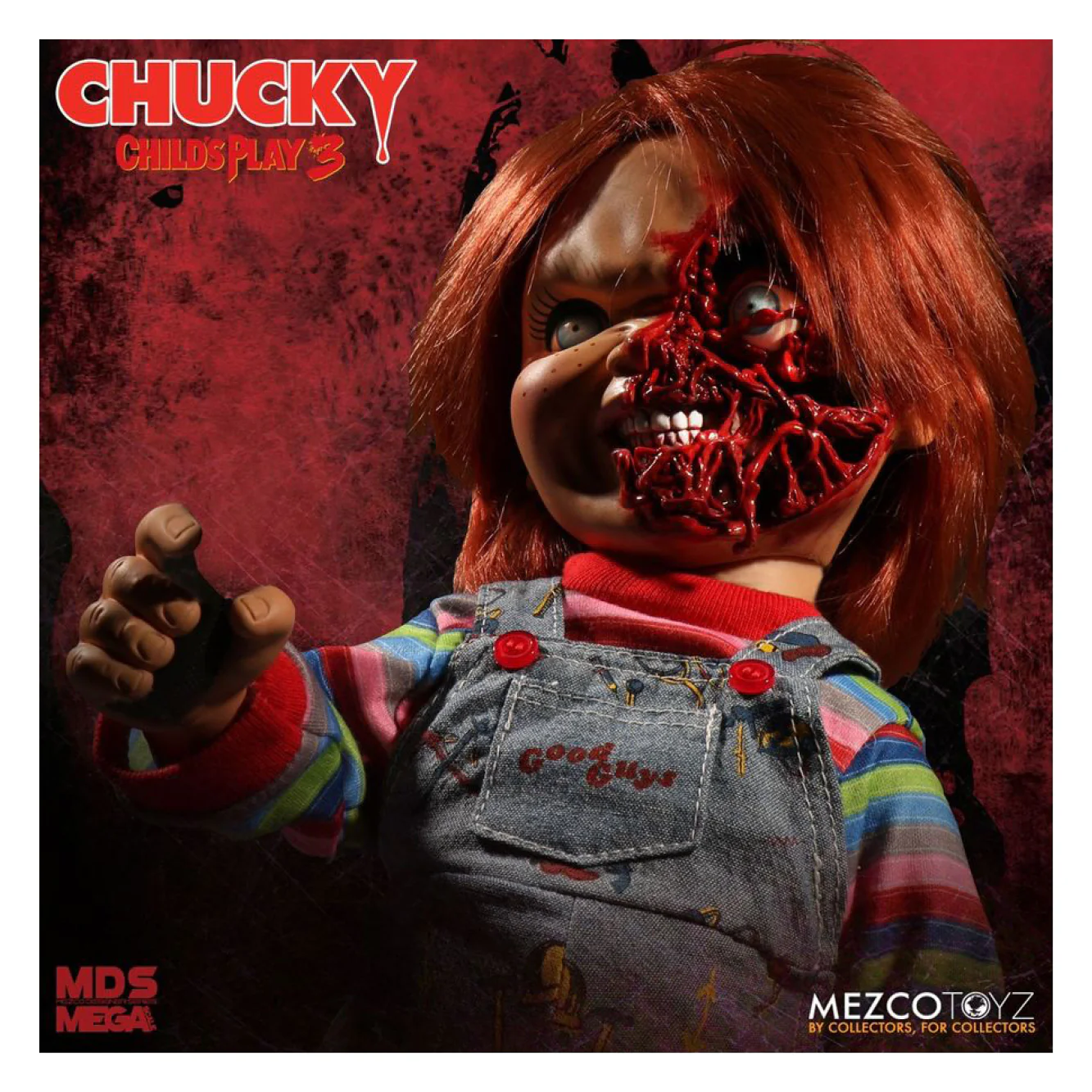 Childs Play 3 - Chucky Doll Pizza Face 15 inch Talking Action Figure - Image 4