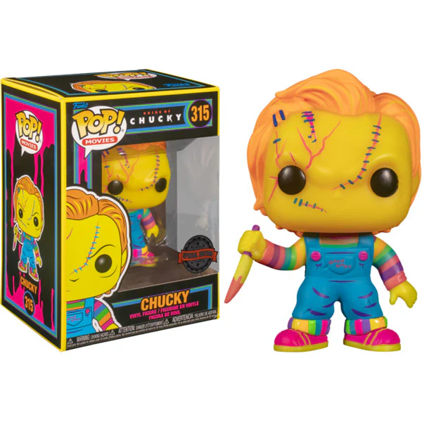 Childs Play 4: Bride of Chucky - Chucky Black Light US Exclusive Pop! Vinyl - Image 3