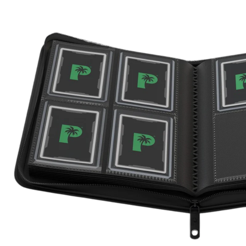 Collector's Series Top Loader Zip Binder - 4 Pocket - Black - Image 2