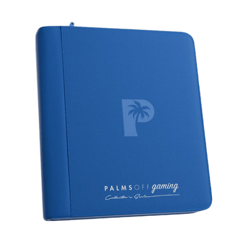 Collector's Series Top Loader Zip Binder - 4 Pocket - Blue