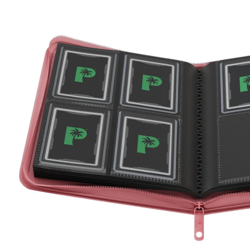 Collector's Series Top Loader Zip Binder - 4 Pocket - Pink - Image 2