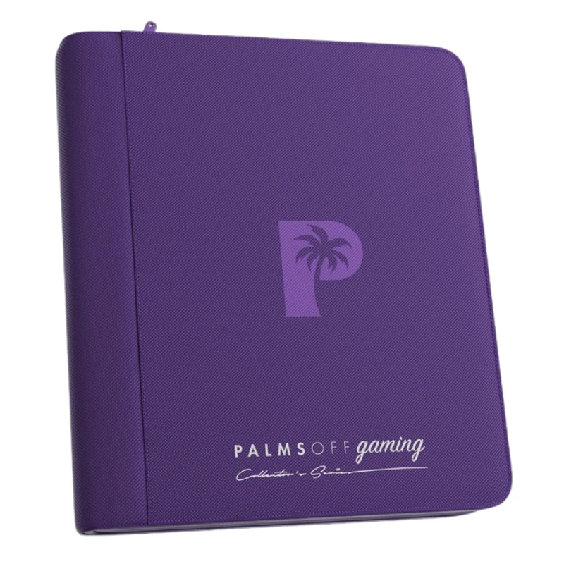 Collector's Series Top Loader Zip Binder - 4 Pocket - Purple