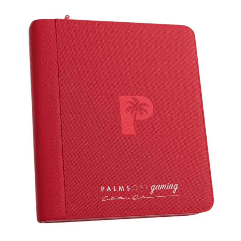 Collector's Series Top Loader Zip Binder - 4 Pocket - Red