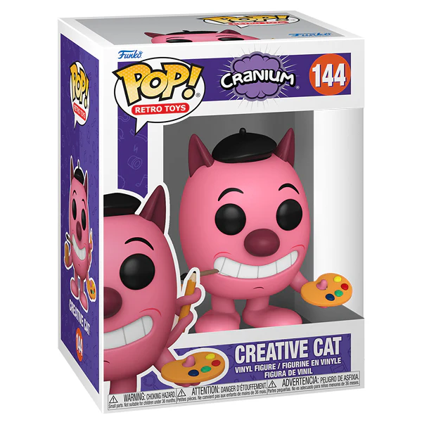 Retro Toys: Cranium - Creative Cat Pop! Vinyl - Image 2