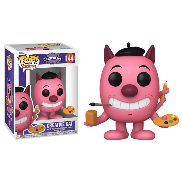 Retro Toys: Cranium - Creative Cat Pop! Vinyl - Image 3