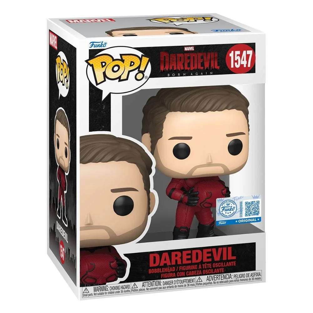 Daredevil: Born Again (2025) - Daredevil (Unmasked) US Exclusive Pop! Vinyl - Image 2