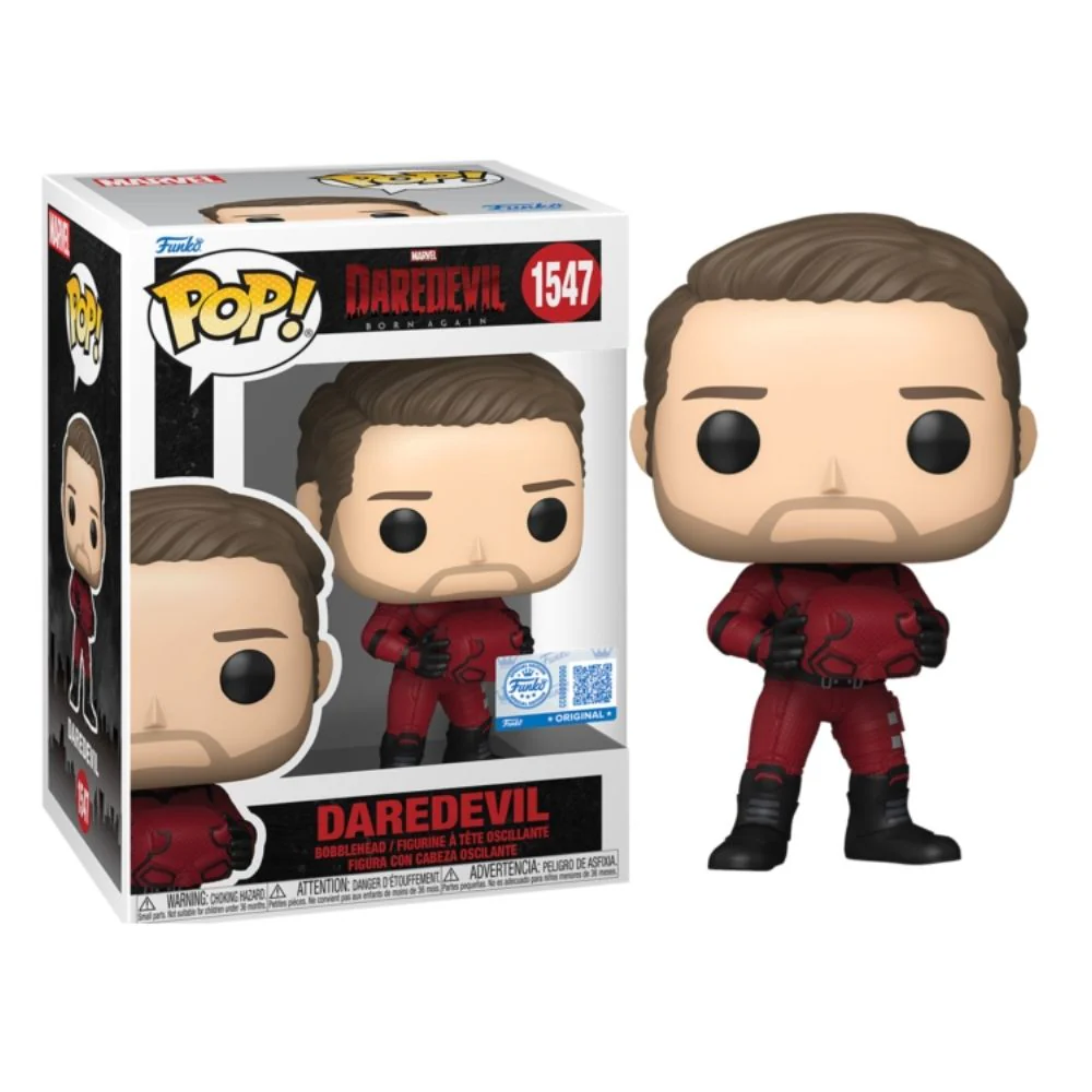 Daredevil: Born Again (2025) - Daredevil (Unmasked) US Exclusive Pop! Vinyl - Image 3