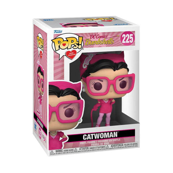 DC Comics Bombshells - Catwoman Breast Cancer Awareness Pop! Vinyl - Image 2