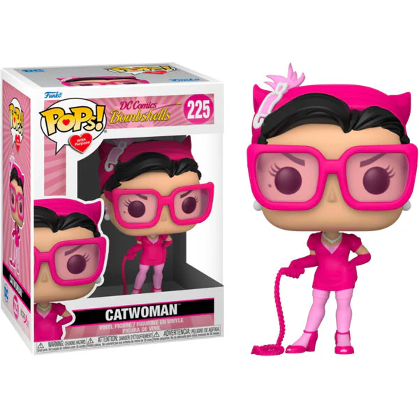 DC Comics Bombshells - Catwoman Breast Cancer Awareness Pop! Vinyl - Image 3