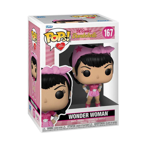 DC Bombshells - Wonder Woman Breast Cancer Awareness Pop! Vinyl - Image 2