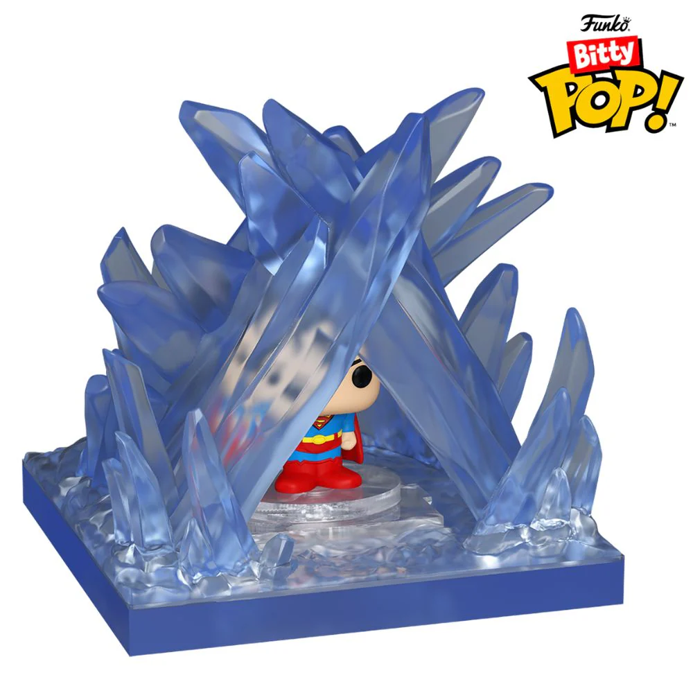 DC Comics - Superman & The Fortress of Solitude Bitty Pop! Town Vinyl - Image 2