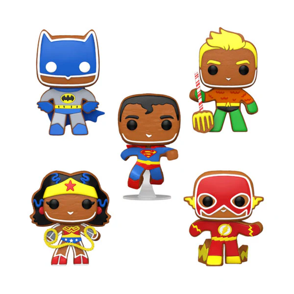 DC Comics - Gingerbread Heroes US Exclusive Pop! Vinyl 5-Pack - Image 4