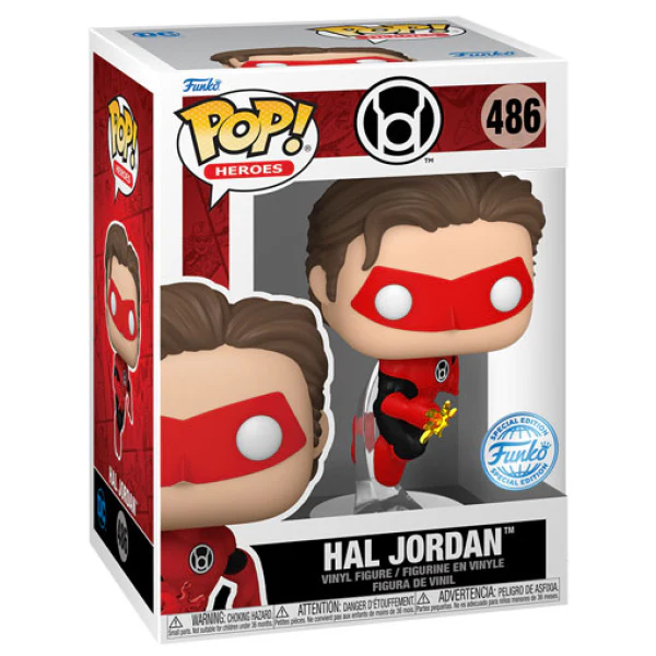 DC Comics - Green Lantern - Hal Jordan (Red Lantern) US Exclusive Pop! Vinyl - Image 2