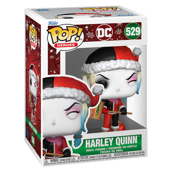DC Comics - Harley Quinn with Naughty Mallet Holiday Pop! Vinyl - Image 2