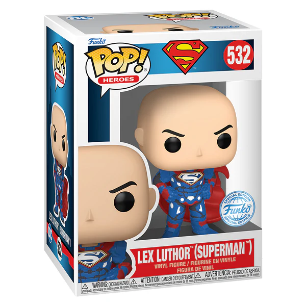 DC Comics - Lex Luthor as Superman US Exclusive Pop! Vinyl - Image 2