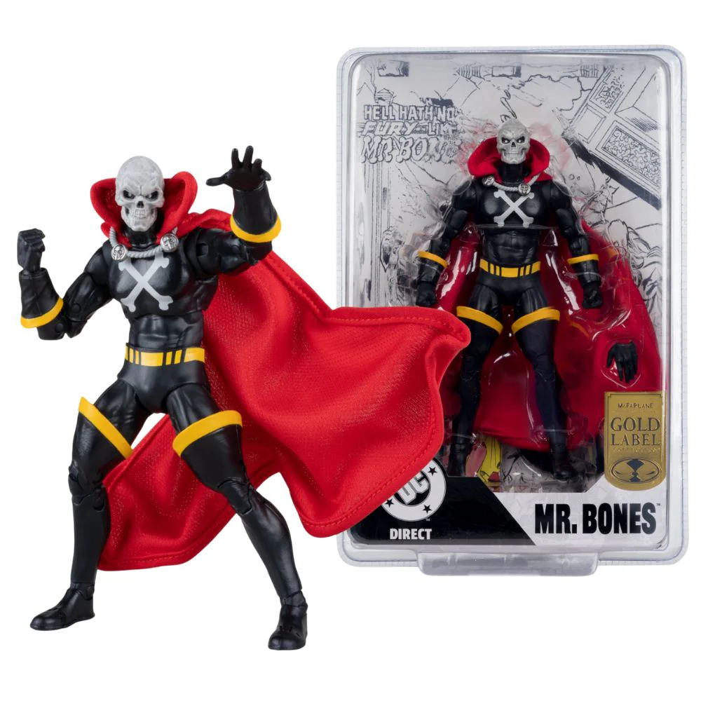 DC Comics -  Mr Bones (Infinity Inc #16) Gold Label 7 Inch Action Figure - Image 6