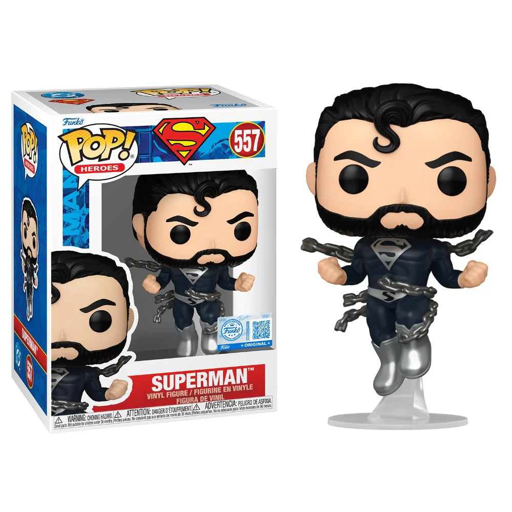 DC Comics - Superman: Lois &amp; Clark - Superman (Black Suit) US Exclusive Pop! Vinyl - Image 3