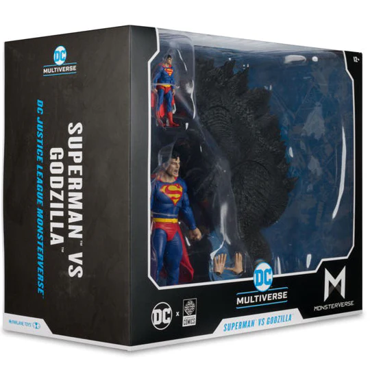 DC - Justice League Monsterverse: Superman Vs Godzilla McFarlane Action Figure 2 Pack - Image 10