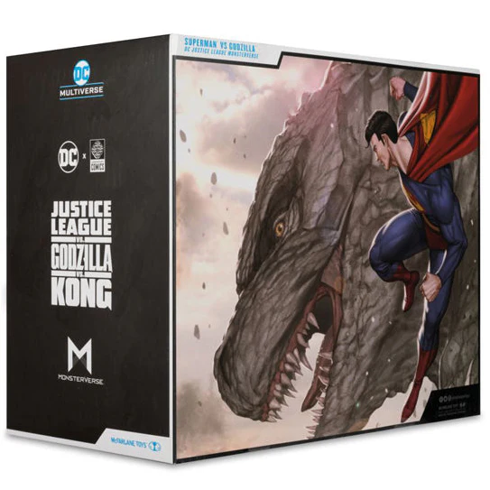 DC - Justice League Monsterverse: Superman Vs Godzilla McFarlane Action Figure 2 Pack - Image 11
