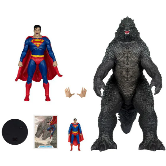 DC - Justice League Monsterverse: Superman Vs Godzilla McFarlane Action Figure 2 Pack - Image 8