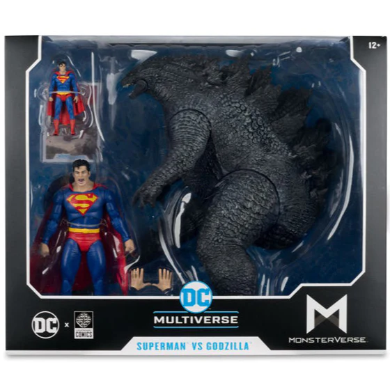 DC - Justice League Monsterverse: Superman Vs Godzilla McFarlane Action Figure 2 Pack - Image 9