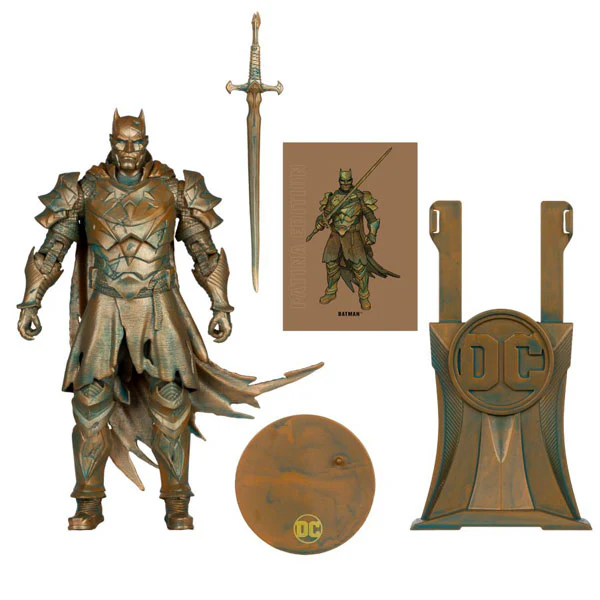 DC Multiverse - Batman (Dark Knights of Steel) Patina Gold Label 7 Inch Figure - Image 5