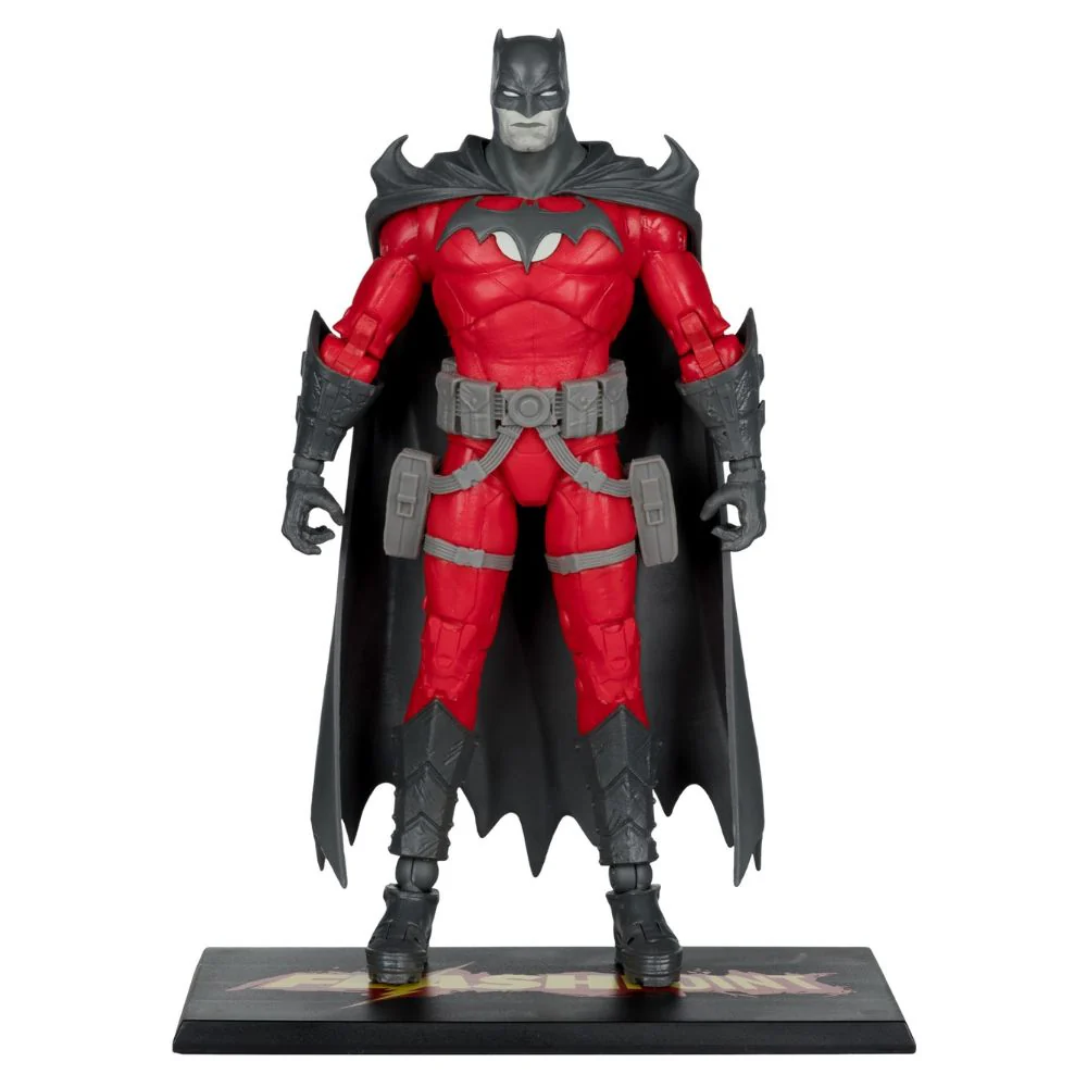 DC Multiverse - Batman Flashpoint/ B & W With Accent (Gold Label) 7 Inch Figure - Image 2