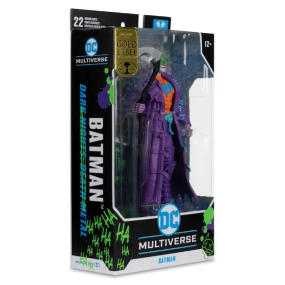 DC Multiverse - Batman (Jokerized) 7 Inch Gold Label Figure - Image 8