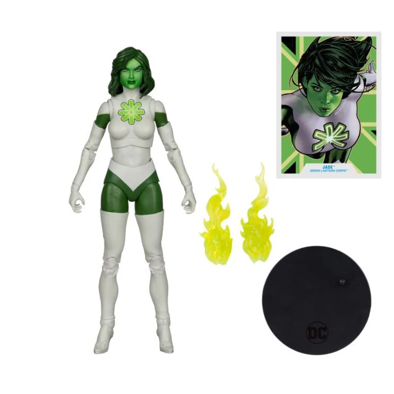 DC Multiverse - Jade Green Lantern Corps (Chase Version) McFarlane 7 Inch Figure - Image 3