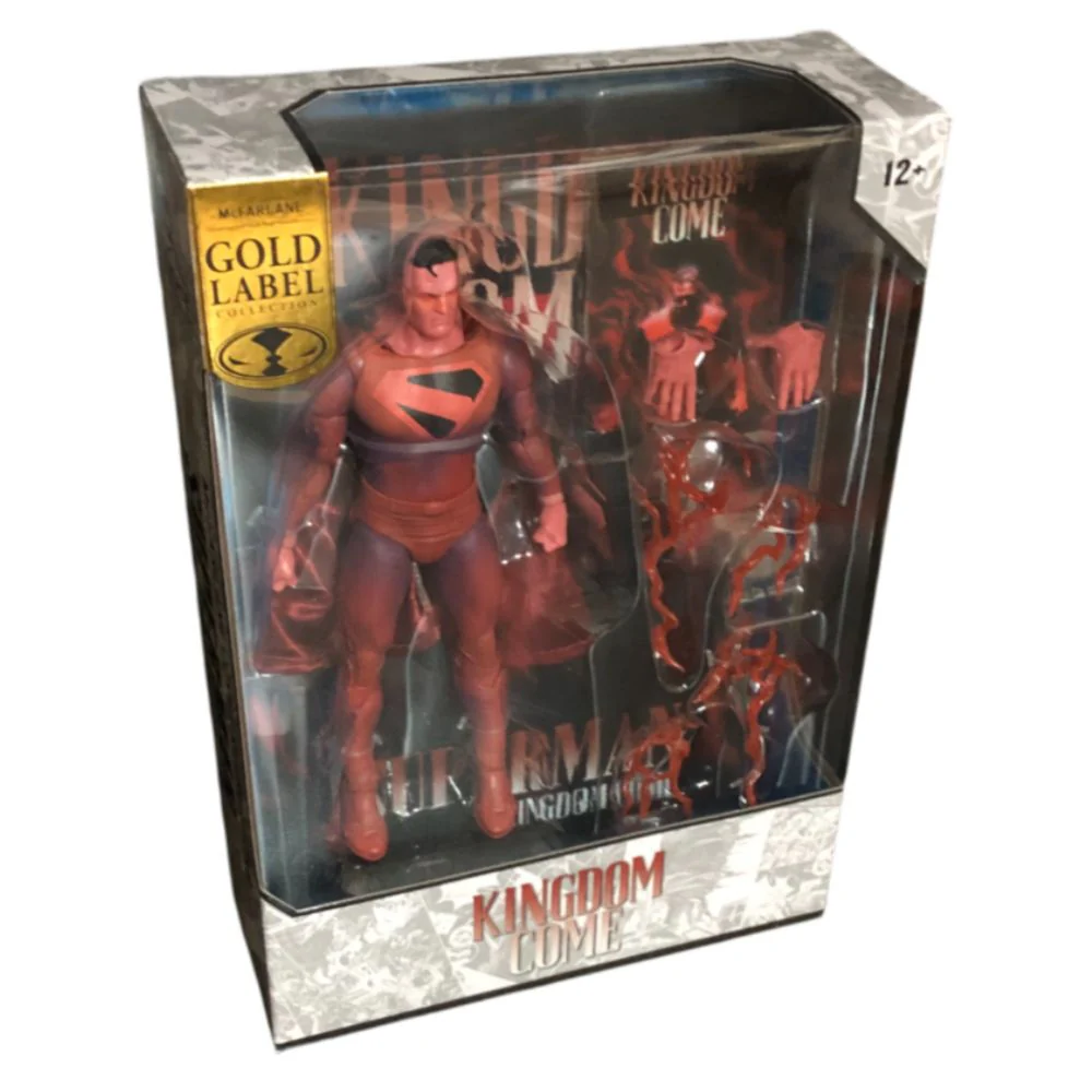 DC Multiverse - Superman Cover Recreations (Kingdom Come) (Gold Label) 7 Inch Figure - Image 2