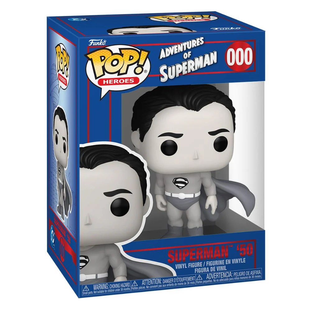 DC: Shield Through the Ages - Superman '50 Pop! Vinyl - Image 2