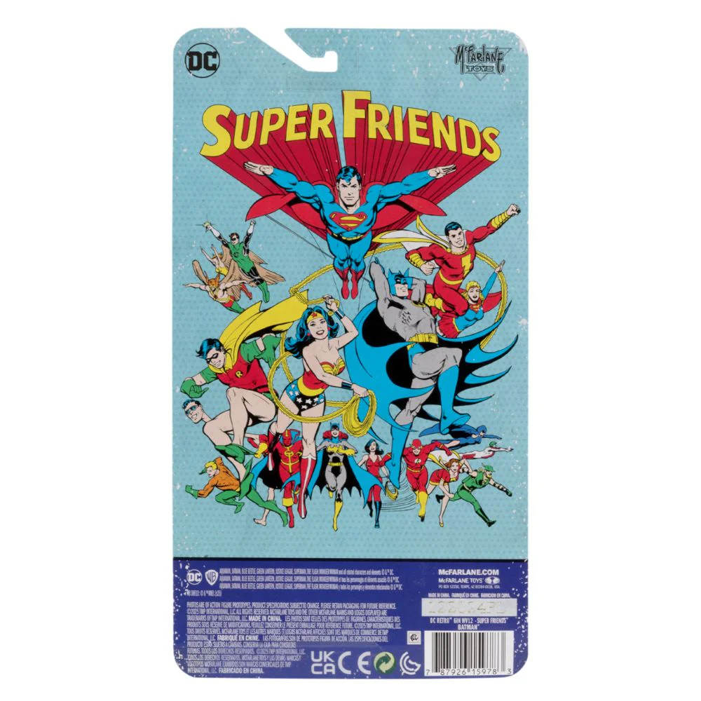 DC - Super Friends Batman (Universe of Evil) 6 Inch Retro Figure [Chase Version] - Image 5