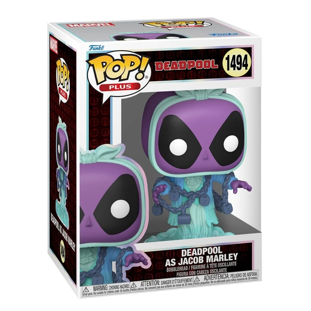 Deadpool: Literary Classics - Deadpool as Jacob Marley Pop! Vinyl - Image 2